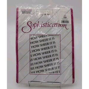 Vintage Sophistication Ultra Sheer Pantyhose Size B Ivory